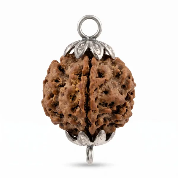 Natural Rudraksha Seed Pendant